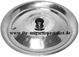 Deckel für 10-12 l Gulaschkessel aus Edelstahl