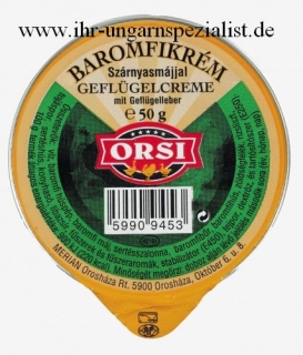 Orsi - original ungarische Geflügelleber Creme 50g