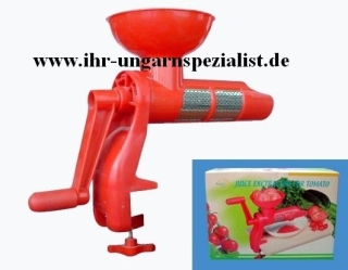 Tomatenentsafter - Paradicsomdaráló - juice extractor