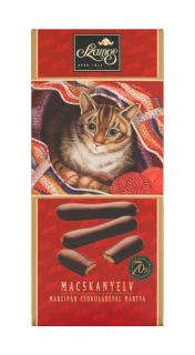 Szamos Katzenzunge - Marzipan mit Schokolade 120g