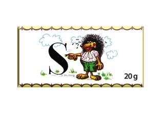 Szerencsi - Milchschokolade - Buchstaben Serie - 20g