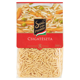 Soós - Schneckennudeln - 8 Eier - 200g - Hartweizengrieß