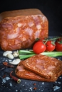 Bogádi - ungarische Presskopfsülze, Schweinesülze mit Schweinezunge - 300g