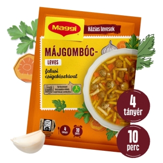 Maggi ungarische Leberknödelsuppe mit Schneckennudeln  4 Portion 60g