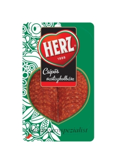 Herz Paprikawurst scharf - 70g - geschnitten - in Freshbox