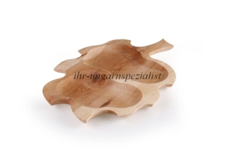 Holzplatte - Weintraubenblatt - 38x27cm