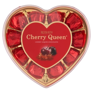 Cherry Queen * Kirschlikör-Pralinen "HERZ" 122g