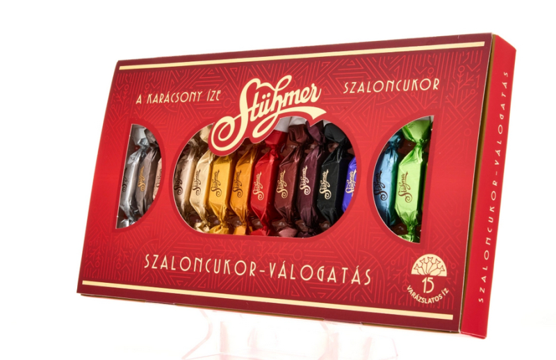 Stühmer Szaloncukor Premium Selection 170 g – ungarische Weihnachtspralinen