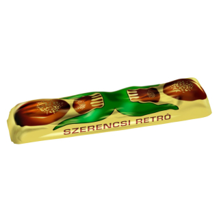 Szerencsi - RETRO - Schokoriegel mit Haselnusscreme gefüllt - Zartbitter - 38g