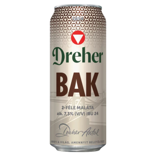 Dreher BAK  * 0,5l Dose * Original ungarisches braunes Bier