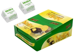 40 x  Melba kocka * Pralinen mit Ananas-Alkoholcremefüllung