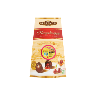 Szerencsi handgemachte Cognac-Kirschen aus dunkler Schokolade 250g