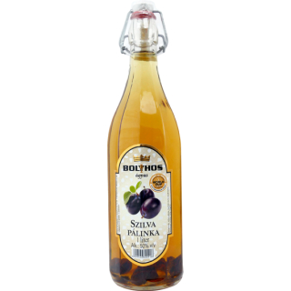 Bolyhos Pflaumenbrand 1 l 50% (V/V) in einer Bügelflasche