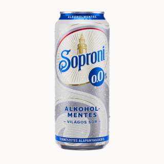 Soproni Àszok 0,5 Liter * Alkoholfreies Bier