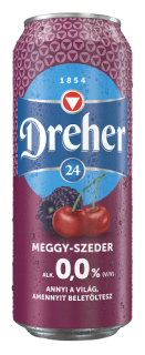 Dreher Bier mit Cherry-Brombeere - 0,5l Dose - Alkoholfrei