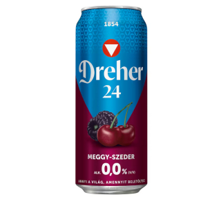 Dreher Bier mit Cherry-Brombeere - 0,5l Dose - Alkoholfrei
