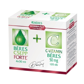 Béres Tropfen Forte 4x30 ml + Vitamine C
