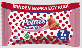 Pöttyös Túró Rudi * 7 x 30 g mit Erdbeerfüllung