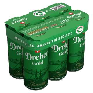 6 x Dreher 0,5 l Dose * Original ungarisches Bier