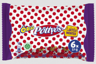 Pöttyös Túró Rudi - LAKTOSEFREI - 6x51g - natur
