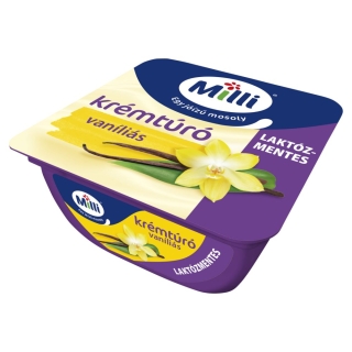 Milli - Ungarische Cremequark mit Vanilie - 90g - LAKTOSEFREI