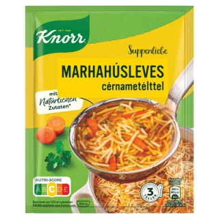 Knorr * Rindfleischsuppe mit Nudeln * 3 Portionen