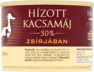 Entenleber in Entenschmalz - 180g - 50 %