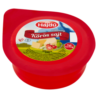 Hajdú Kőrös halbfetter, halbharter Käserad 250 g