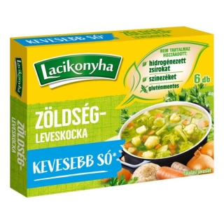 Lacikonyha Gemüsebrühwürfel - Mit weniger Salz - 60g