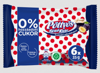 Natur Pöttyös Túró Rudi * 6 x 35 g ohne Zuckerzusatz Pflaumencreme