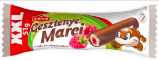 Gesztenye Marci XXL - LAKTOSEFREI - 51g mit Himbeerfüllung