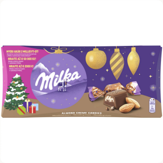 Szaloncukor * Weihnachts-Pralinen * Mandelcreme * Milka * 255g