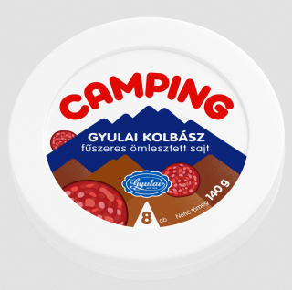Camping Schmelzkäse 
mit Gyulaer Wurstgewürz 140g
