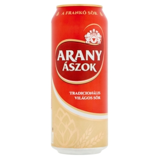 Arany Aszok 0,5 Liter * original ungarisches Bier